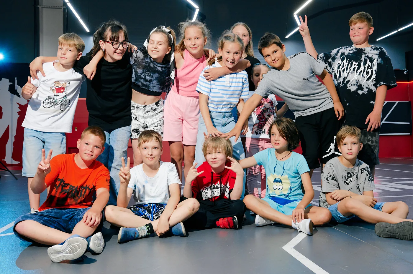 Kindergruppe in der VR-Arena Varpoint Berlin-Tegel