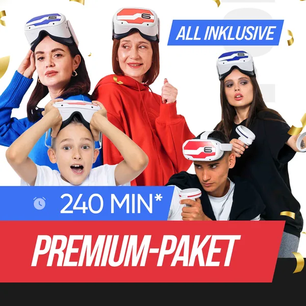 Premium All-inklusive VR-Paket Berlin-Tegel